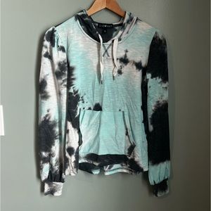 Derek Heart Tie Dye Hooded Sweatshirt